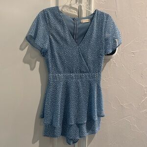 Altar’s State romper blue Small